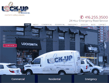 Tablet Screenshot of lockupservices.ca